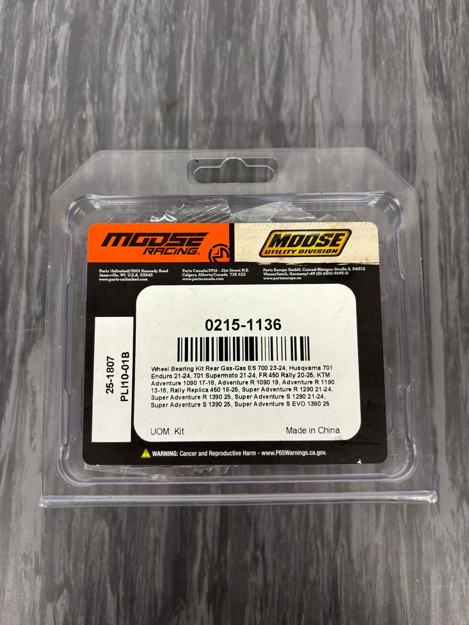 Moose Racing Radlager-Kit hinten 0215-1136 / 25-1807 - Gebrauchtteil