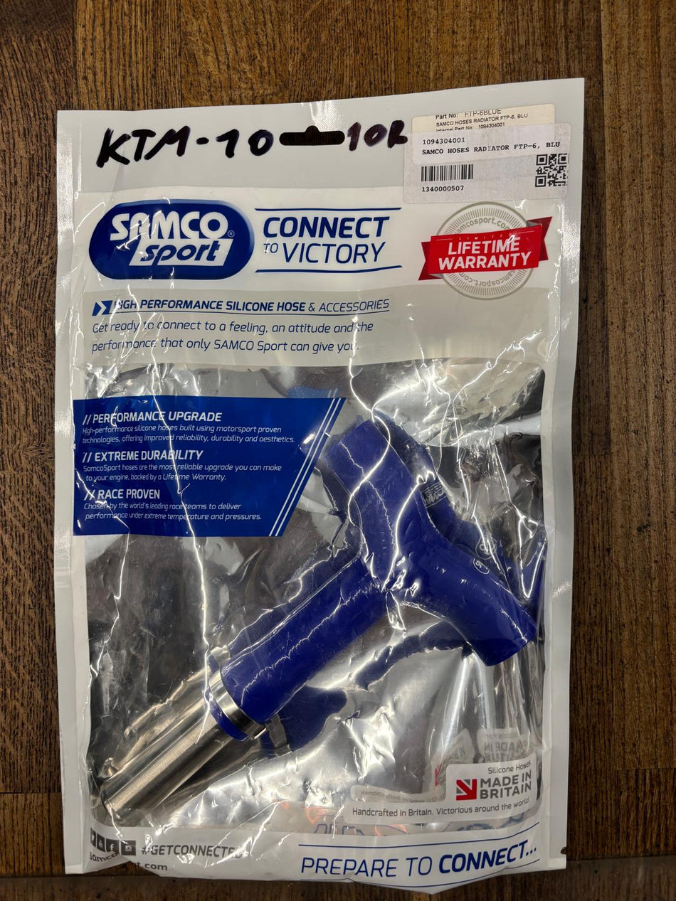 Samco Sport Kühlschlauch Radiator Frame T-Piece FTP-6 Blue KTM