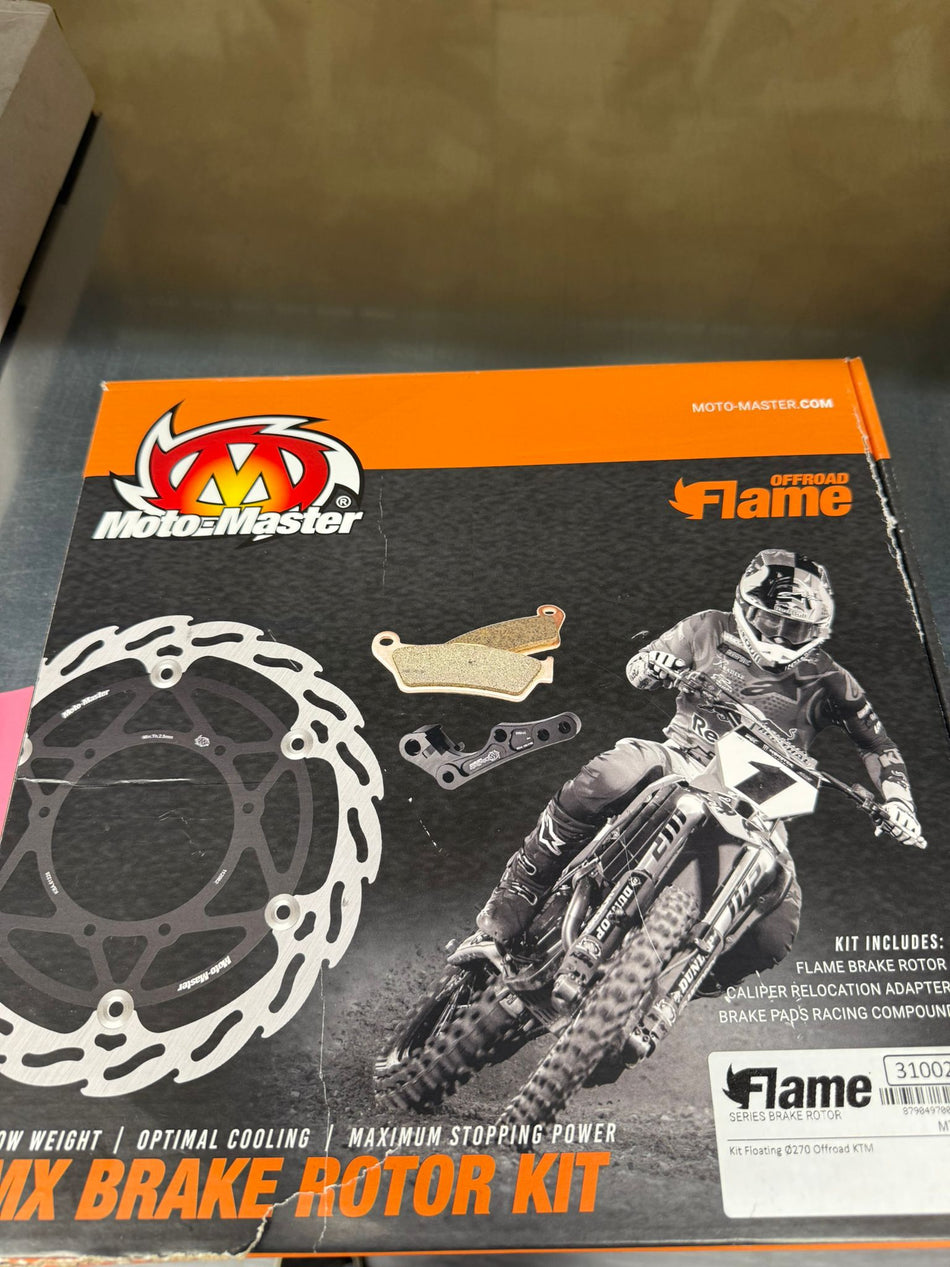 MotoMaster 270mm Flame Oversize-Bremssatz mit schwimmend gelagerter Bremsscheibe