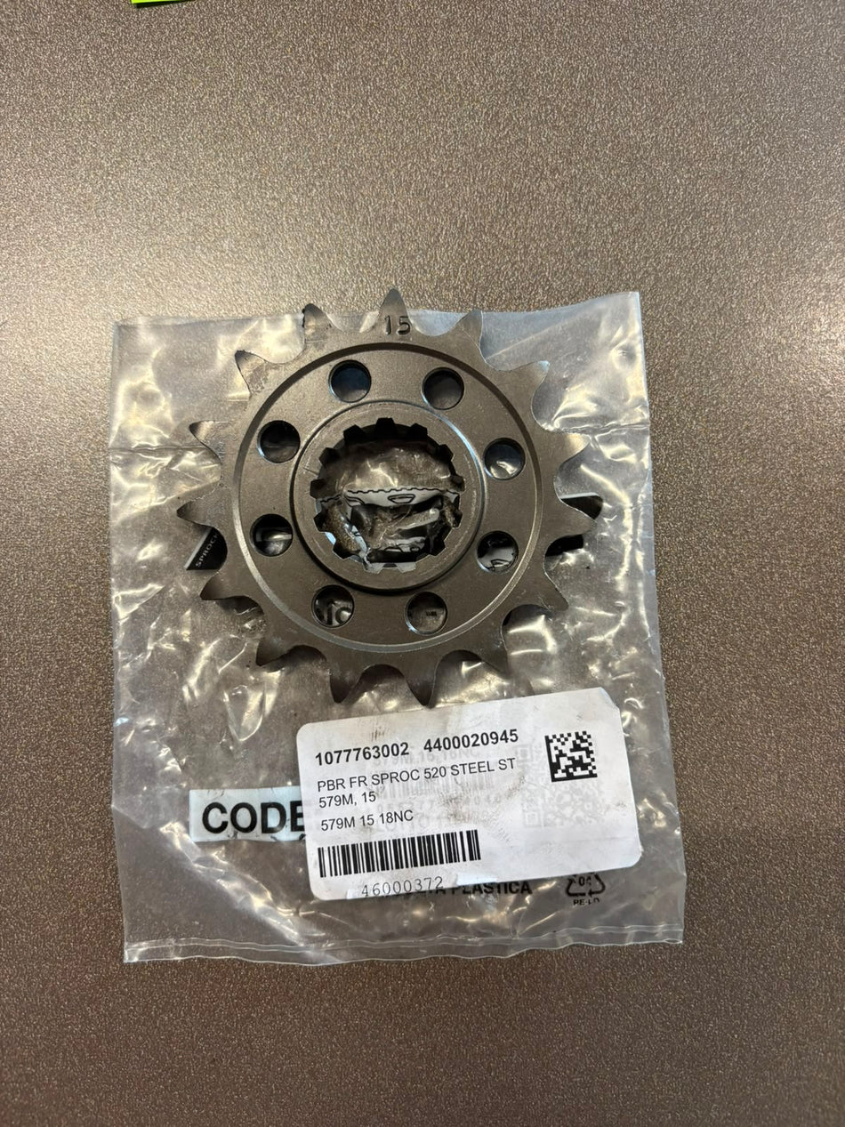 PBR Racing Stahlritzel vorne 579M – 520 / 15 Zähne