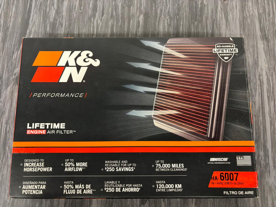 K&N Sportluftfilter HA-6007
