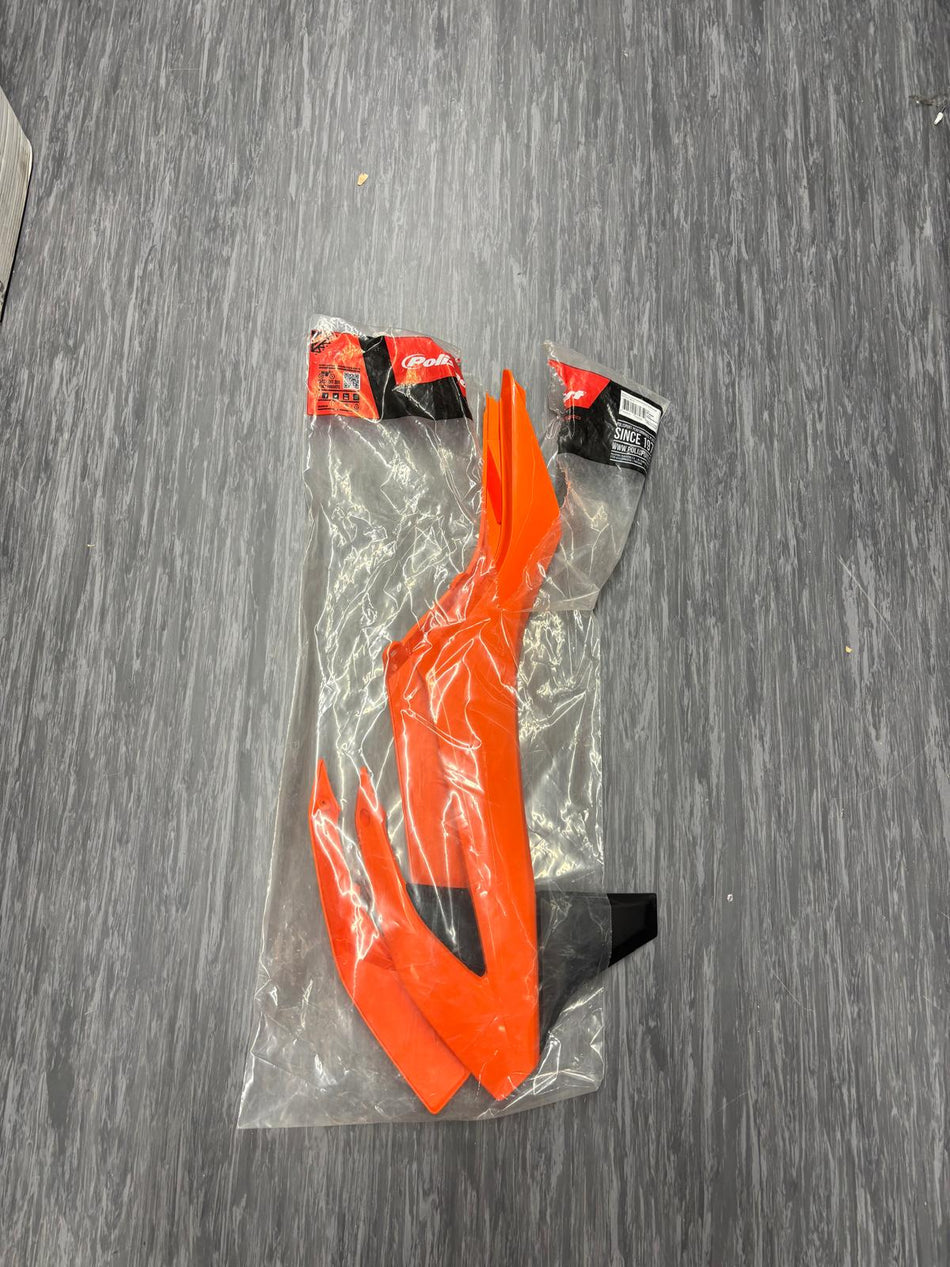 Polisport Kühlerspoiler KTM orange/schwarz 8417800001