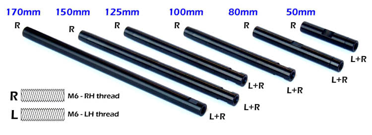 Shifting rod 50 mm / S