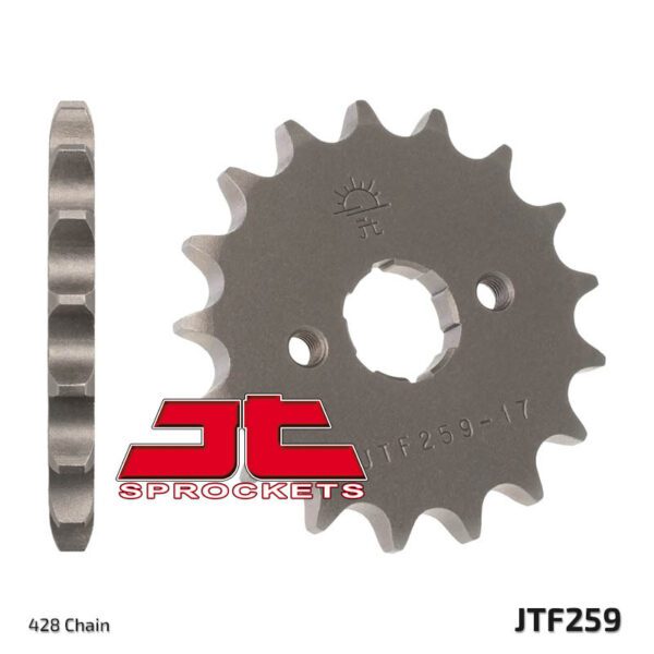 JT SPROCKETS Steel Standard Front Sprocket 259 - 428 (JTF259.17)