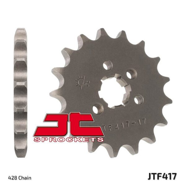 JT SPROCKETS Steel Standard Front Sprocket 417 - 428 (JTF417.13)