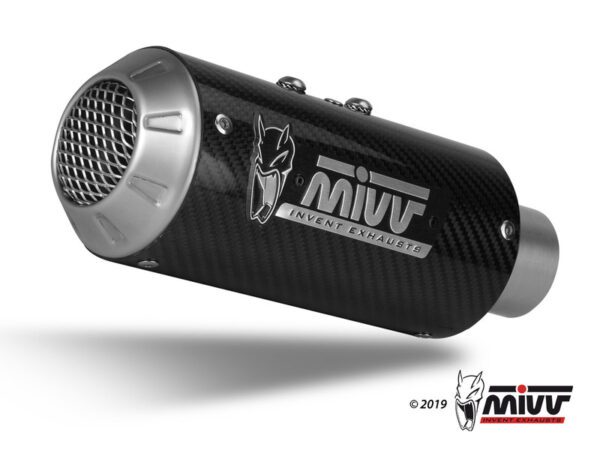 MIVV MK3 Muffler Carbon/Stainless Steel End Cap Yamaha R1 (00.73.Y.050.LM3C)