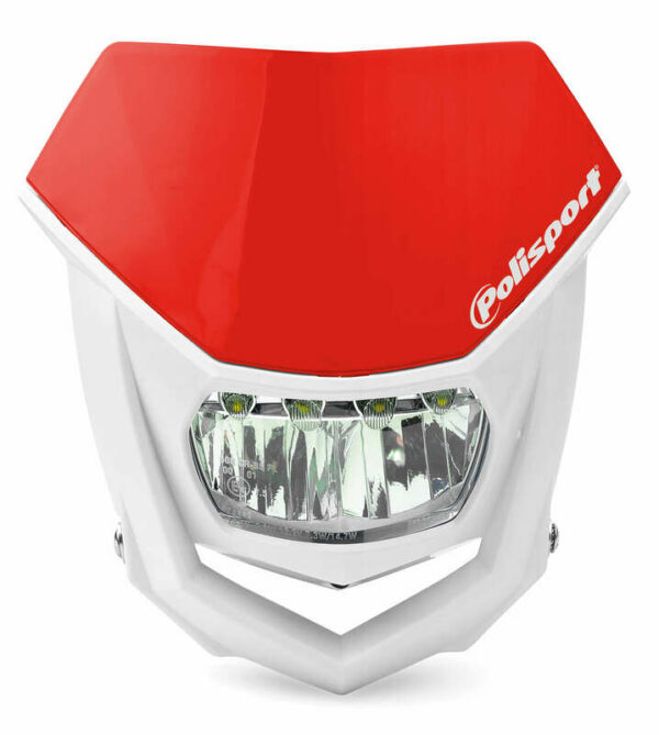 POLISPORT Halo LED Headlight Red/White (8667100006)