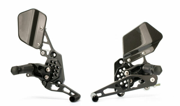 GILLES AS31GT Adjustable Rearset Black (AS31-S04-A-B)