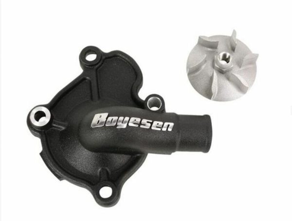 BOYESEN Water pump cover with impeller - Honda CRF450R