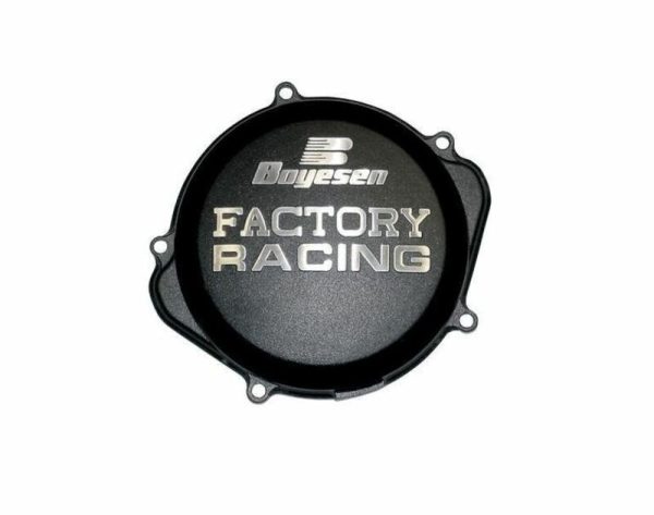 BOYESEN Factory Racing Clutch Cover Black Kawasaki KX450F