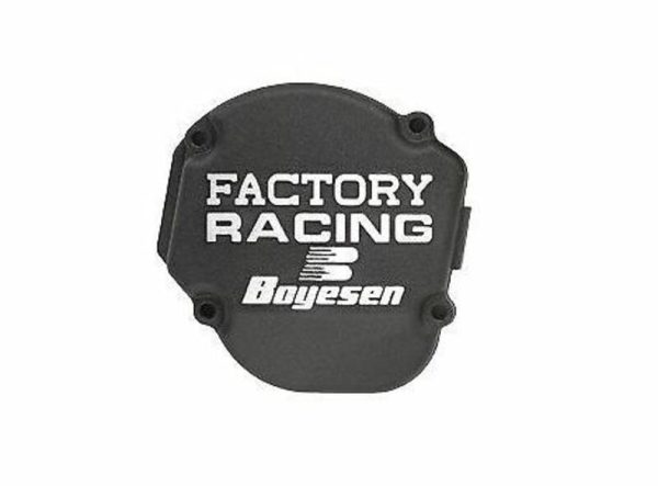 BOYESEN Factory Racing Ignition Cover Black Kawasaki KX80/KX85