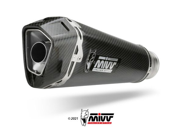 MIVV Delta Race Full Exhaust System - Carbon Aprilia