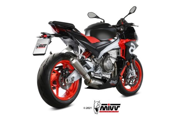 MIVV X-M1 Full Exhaust System - Titanium/Stainless Steel Aprilia Tuono 660