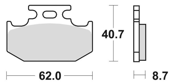 BRAKING Off-Road Sintered Metal Brake Pads - 722CM44