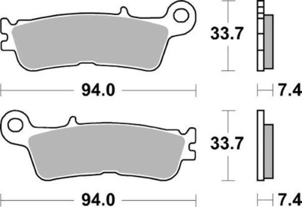 BRAKING Off-Road Sintered Metal Brake Pads - 995CM46