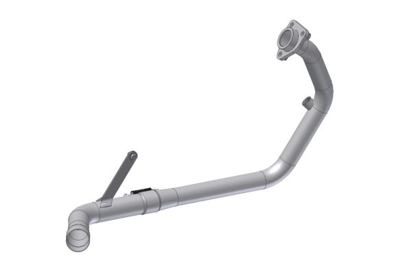 MIVV No-Catalyzer Pipe Stainless Steel - KTM 125 Duke