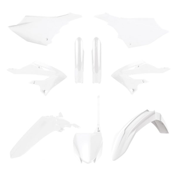 POLISPORT Plastic Kit - White Yamaha YZ125/250