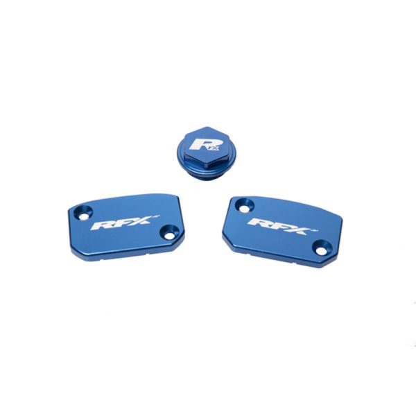 RFX Pro Reservoir Cap Kit Kit (Blue) (Brembo Brake and Clutch)