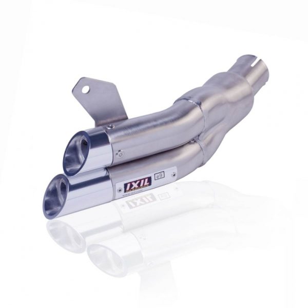 IXIL Dual Hyperlow L2X Silencer Stainless Steel / Aluminium polished