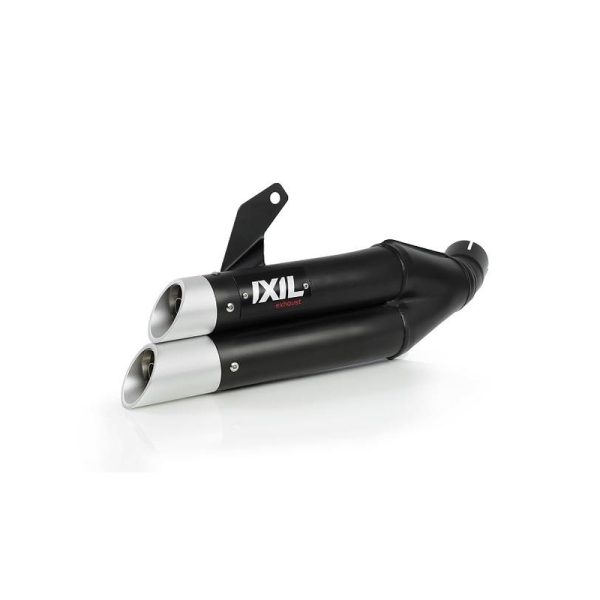 IXIL Dual Hyperlow L3XB Silencer Stainless Steel Black / Aluminium - Honda CBR500R - XH6334XB