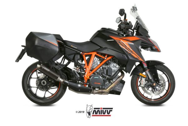 MIVV GP Pro Slip-On Muffler Black Stainless Steel - KTM 1290 Superduke GT