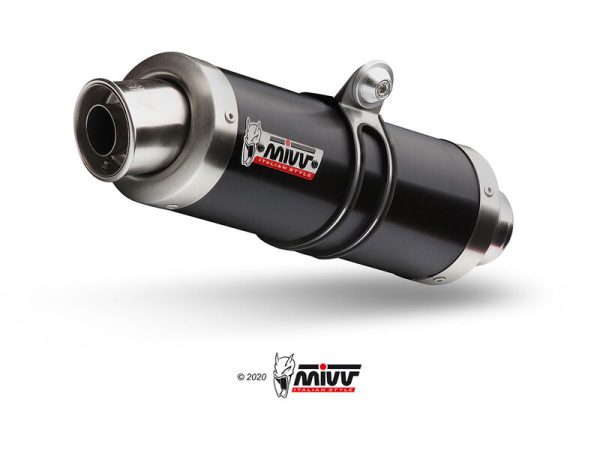 MIVV GP Slip-On Muffler Black Stainless Steel - Honda CBR 1000 RR