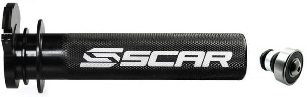 SCAR Aluminium Throttle Tube + Bearing Black - Husqvarna / GAS GAS