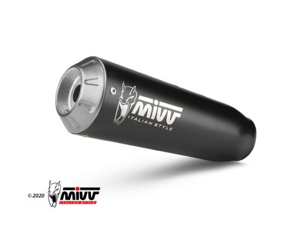 MIVV X-M1 Slip-On Muffler Stainless Steel - Benelli Leoncino 800