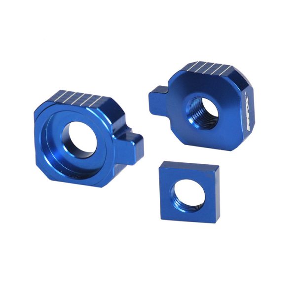 RFX Pro Rear Axle Adjuster Blocks (Blue)