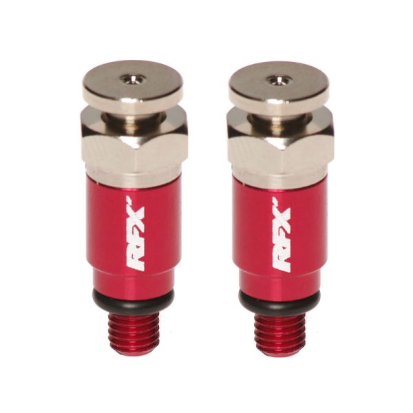 RFX Pro Fork Air Bleeders M5x0.8 (Red) Kayaba/Showa