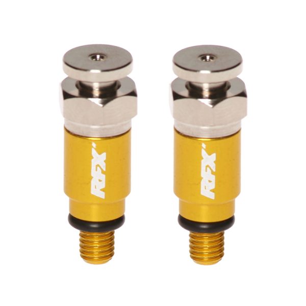 RFX Pro Fork Air Bleeders M5x0.8 (Yellow) Kayaba/Showa