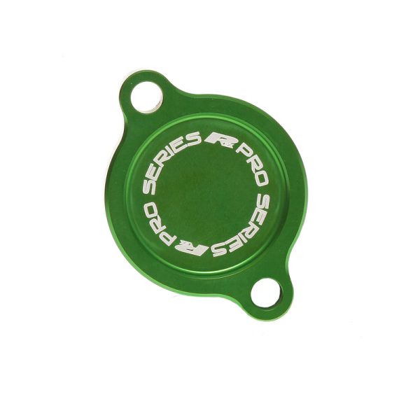 RFX Pro Oil Filter Cover (Green) - Kawasaki KXF250