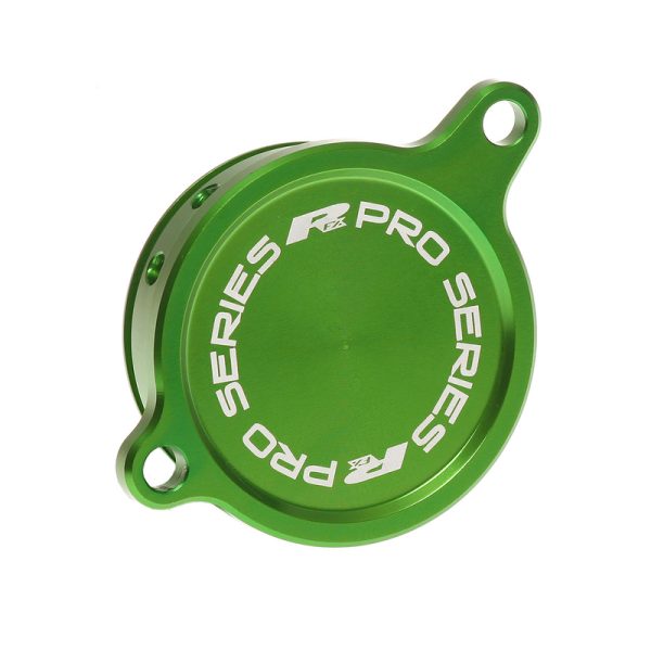 RFX Pro Oil Filter Cover (Green) - Kawasaki KXF450
