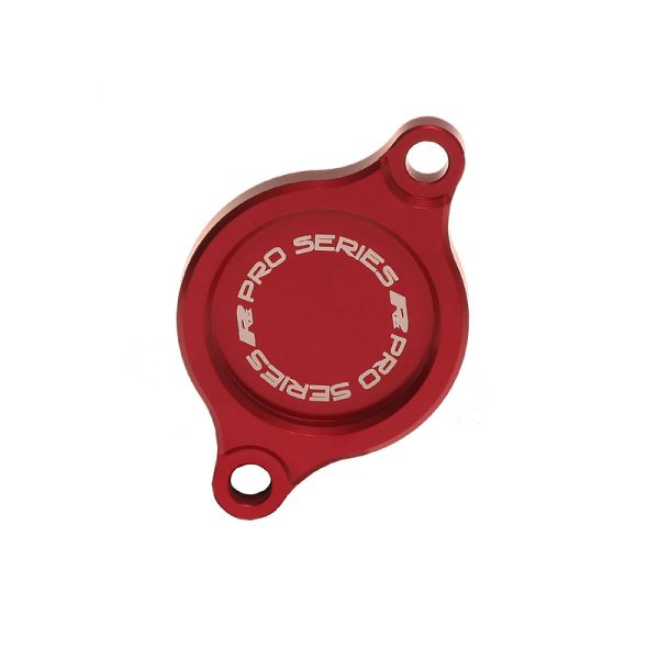 RFX Pro Oil Filter Cover (Red) - Suzuki RMZ250/450