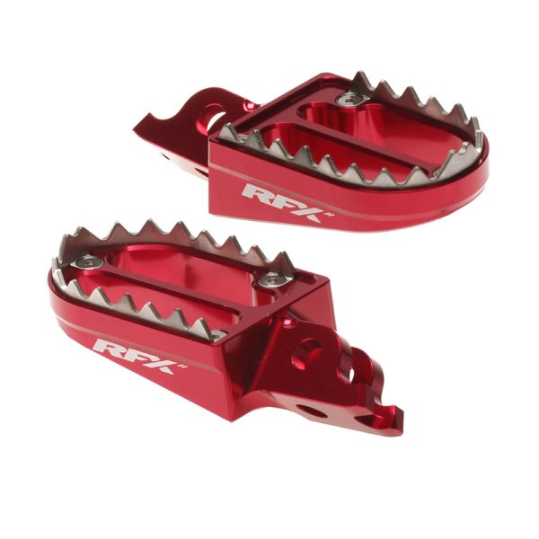 RFX Pro Series 2 Footrests (Red)