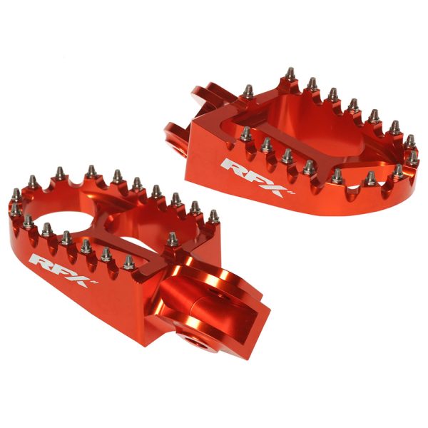 RFX Pro Footrests (Orange)