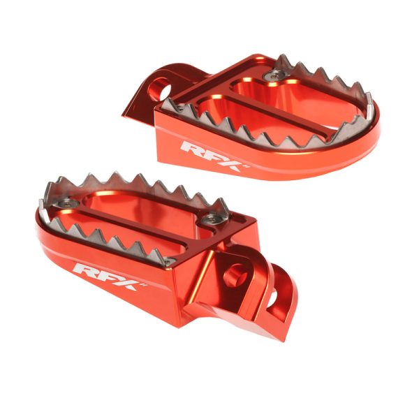 RFX Pro Series 2 Footrests (Orange) - KTM SX 85-105