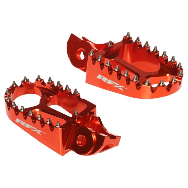 RFX Pro Footrests (Orange) - KTM SX85/125/450