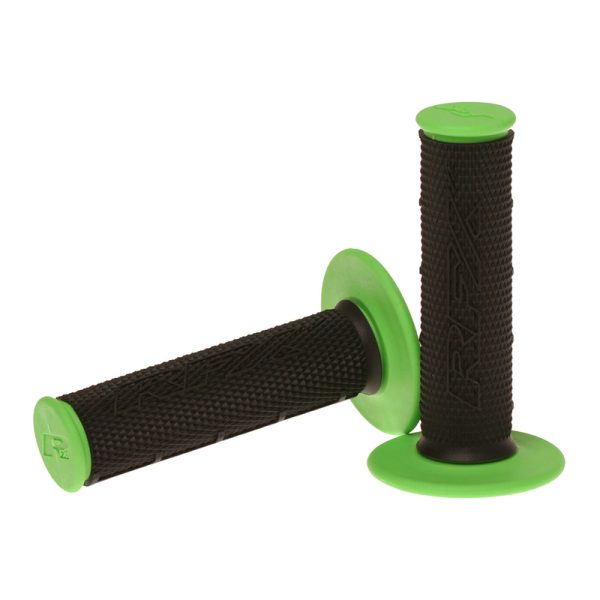 RFX Pro Series Dual Compound Grips Black Centre (Black/Green) Pair