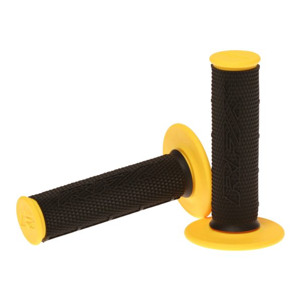 RFX Pro Series Dual Compound Grips Black Centre (Black/Yellow) Pair