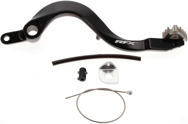 RFX Pro ST Rear Brake Lever (H/A Black / H/A Titan) - Kawasaki KXF450