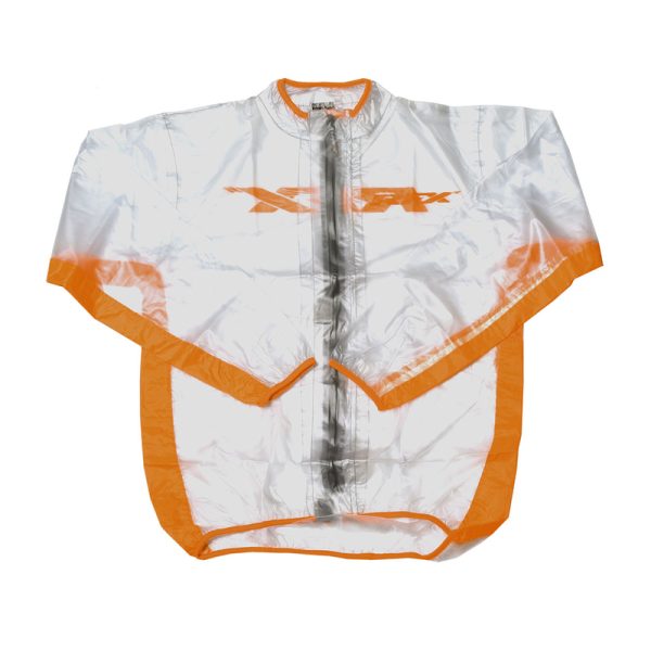 RFX Sport Wet Jacket (Clear/Orange) Size Youth Size L (10-12)