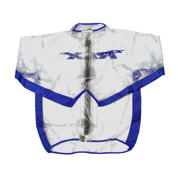 RFX Sport Wet Jacket (Clear/Blue) Size Adult Size M