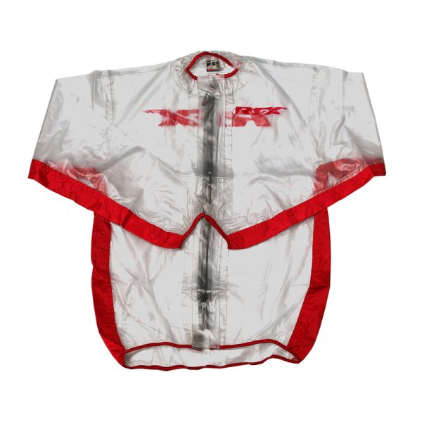 RFX Sport Wet Jacket (Clear/Red) Size Adult Size L