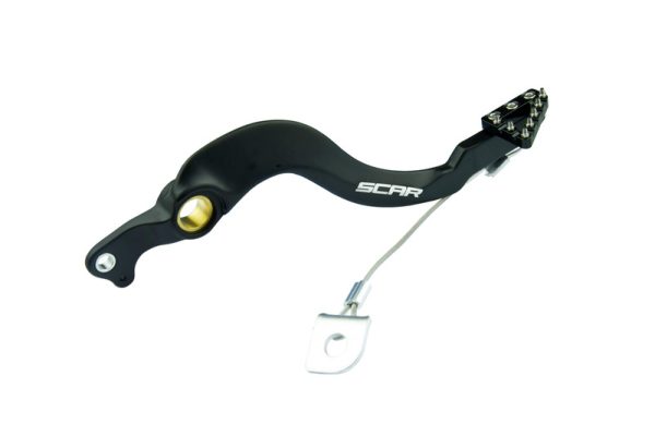 SCAR Rear Brake Pedal Black - Honda CRF