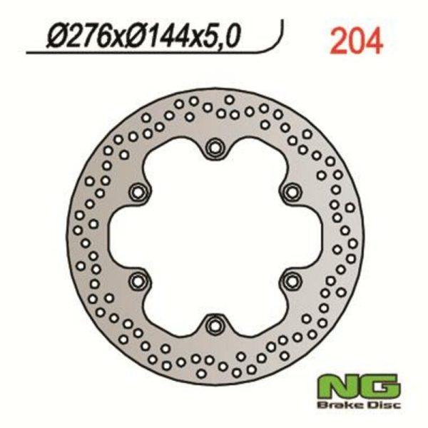 NG BRAKES Fix Brake Disc - 204