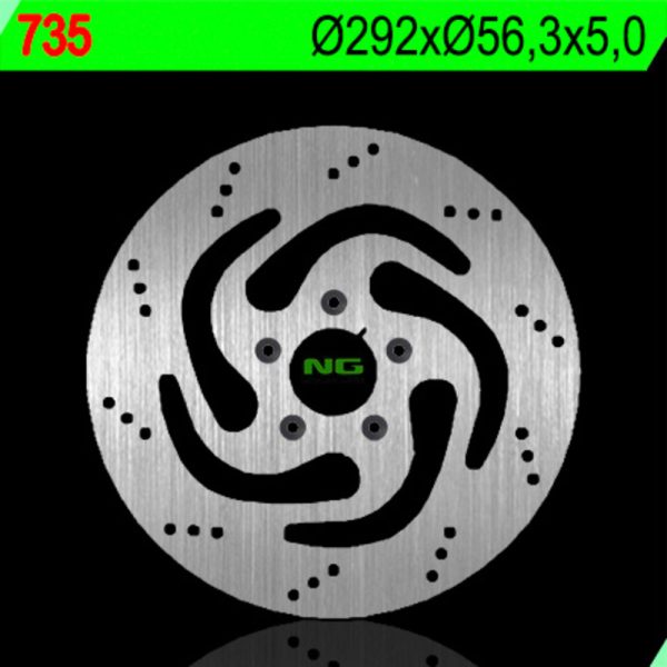 NG BRAKES Fix Brake Disc - 735