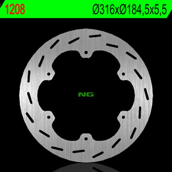 NG BRAKES Fix Brake Disc - 1208