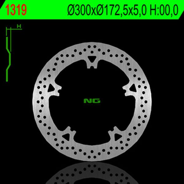 NG BRAKES Floating brake disc - 1319