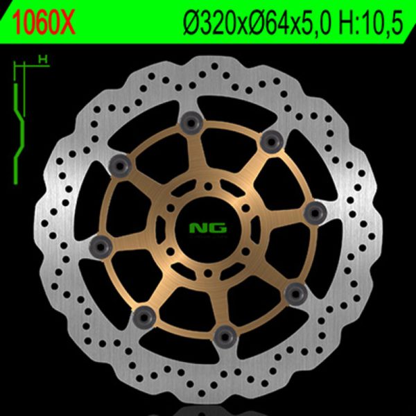 NG BRAKES Petal Floating - 1060X